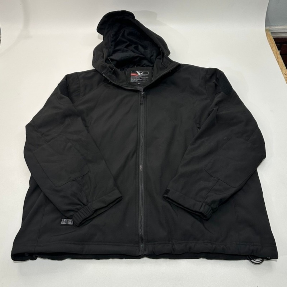 Battery Powered Men's Black Jacket (No‎ Battery Included), Size 3XL